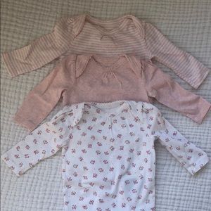 Gap infant girl long sleeve bodysuit set